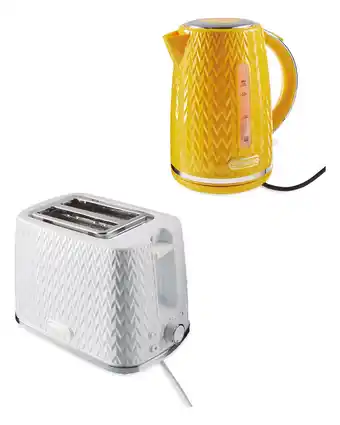 Aldi Textured Kettle & Toaster offer