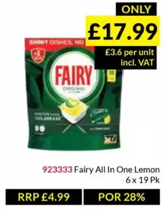 Musgrave MarketPlace Fairy All In One Lemon offer