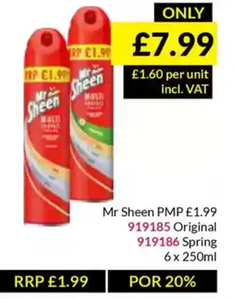 Musgrave MarketPlace Mr Sheen offer