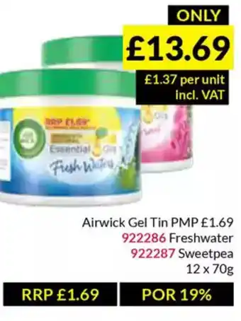 Musgrave MarketPlace Airwick Gel Tin offer