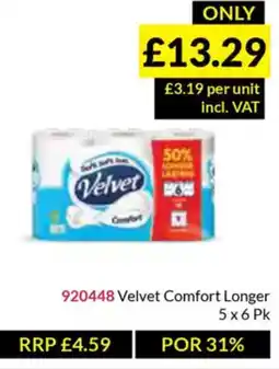 Musgrave MarketPlace Velvet Comfort Longer offer