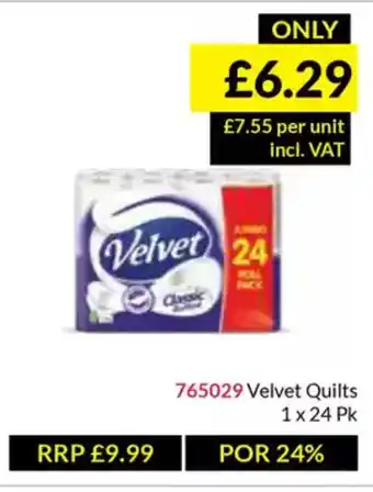 Musgrave MarketPlace Velvet Quilts offer