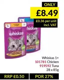 Musgrave MarketPlace Whiskas 1+ offer