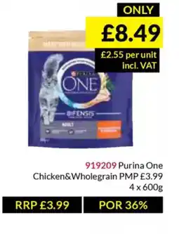 Musgrave MarketPlace Purina One Chicken&Wholegrain offer