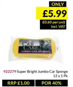 Musgrave MarketPlace Super Bright Jumbo Car Sponge offer