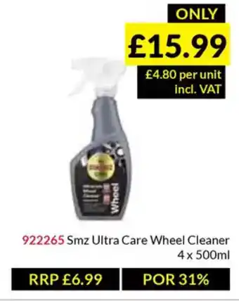 Musgrave MarketPlace Smz Ultra Care Wheel Cleaner offer