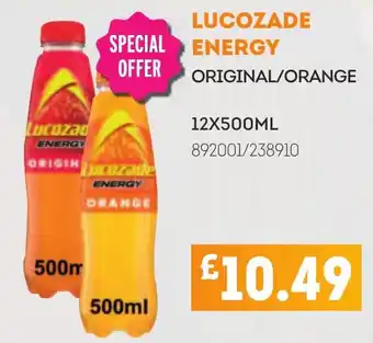 Bestway LUCOZADE ENERGY Original/orange offer