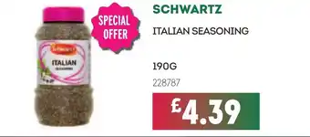 Bestway SCHWARTZ Italian seasoning offer