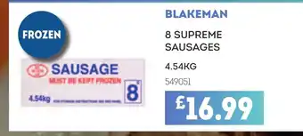 Bestway BLAKEMAN 8 Supreme sausages offer