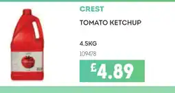 Bestway CREST Tomato ketchup offer