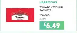 Bestway HARRISONS Tomato ketchup sachets offer