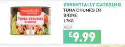 Bestway ESSENTIALLY CATERING Tuna chunks in brine offer