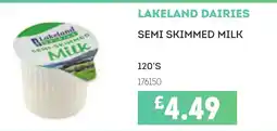 Bestway LAKELAND DAIRIES Semi skimmed milk offer