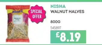 Bestway NISHA Walnut halves offer