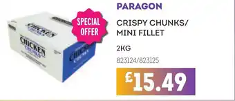 Bestway PARAGON Crispy chunks/ mini fillet offer