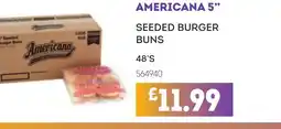 Bestway AMERICANA 5" Seeded burger buns offer