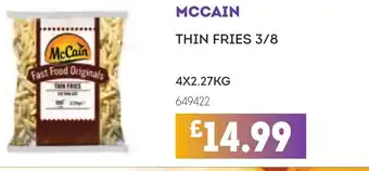 Bestway MCCAIN Thin fries 3/8 offer