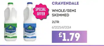 Bestway CRAVENDALE Whole/semi skimmed offer