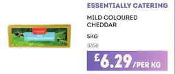 Bestway ESSENTIALLY CATERING Mild coloured cheddar offer