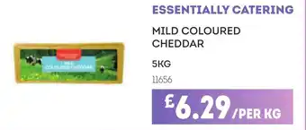 Bestway ESSENTIALLY CATERING Mild coloured cheddar offer