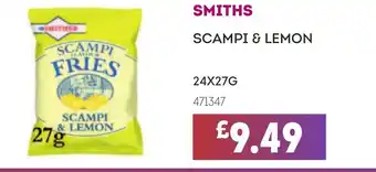 Bestway SMITHS Scampi & lemon offer