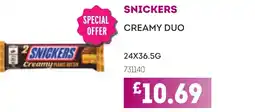 Bestway SNICKERS Creamy duo offer