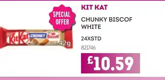 Bestway KIT KAT Chunky biscof white offer