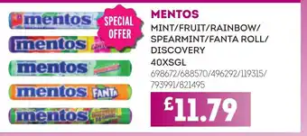 Bestway MENTOS Mint/fruit/rainbow/ spearmint/fanta roll/ discovery offer