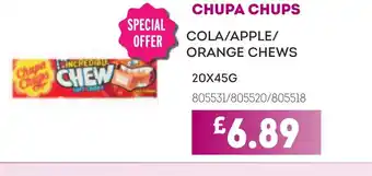 Bestway CHUPA CHUPS Cola/apple/ orange chews offer