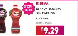 Bestway RIBENA Blackcurrant/ strawberry offer