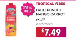 Bestway TROPICAL VIBES Fruit punch/ mango carrot offer