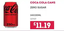 Bestway COCA COLA CANS Zero Sugar offer