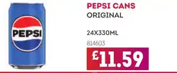 Bestway PEPSI Cans original offer