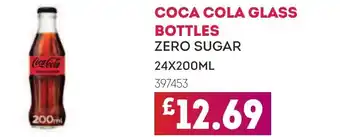 Bestway COCA COLA Glass bottles zero sugar offer