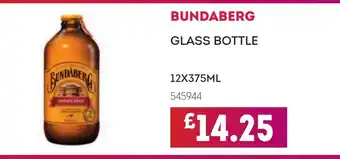 Bestway BUNDABERG Glass bottle offer