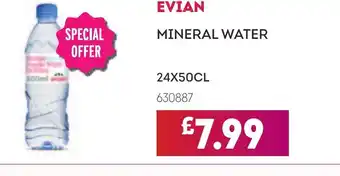 Bestway EVIAN Mineral water offer