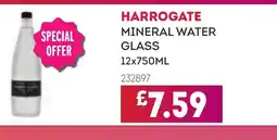 Bestway HARROGATE Mineral water glass offer