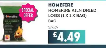 Bestway HOMEFIRE Kiln dried logs offer