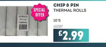 Bestway CHIP & PIN Thermal rolls offer