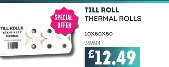 Bestway TILL ROLL Thermal rolls offer