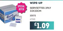 Bestway WIPE-UP Serviettes 2ply offer