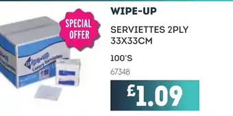 Bestway WIPE-UP Serviettes 2ply offer