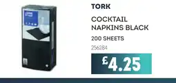 Bestway TORK Cocktail napkins black offer