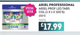 Bestway ARIEL Professional ariel prof liq tabs offer