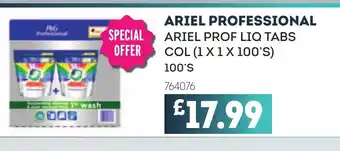 Bestway ARIEL Professional ariel prof liq tabs offer