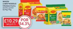 Bestway MAGGI 2 min noodle chicken/curry offer