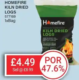 Bestway HOMEFIRE Kiln dried logs offer