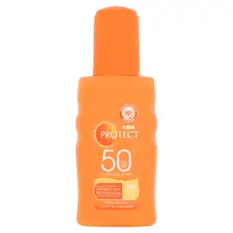 Asda ASDA Protect Refreshing Clear Sun Spray SPF 50 High offer