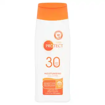 Asda ASDA Protect Moisturising Sun Lotion SPF 30 High offer