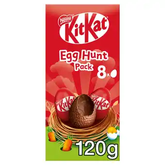 Asda KitKat 8 Chocolate Easter Egg Hunt Pack 120g offer